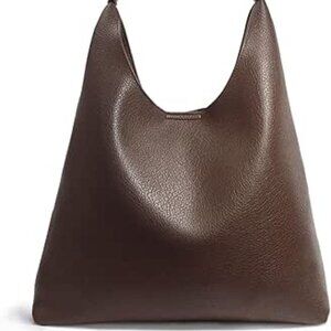 Hobo Coffee Bags for Women Soft Vegan Leather Slouchy Tote Shoulder Handbag